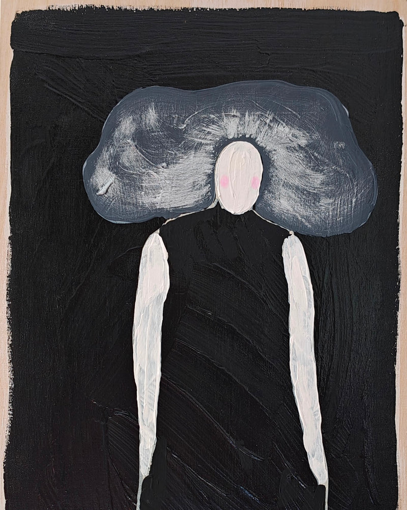 Fearless and Frankly Over It, an original painting by Nina