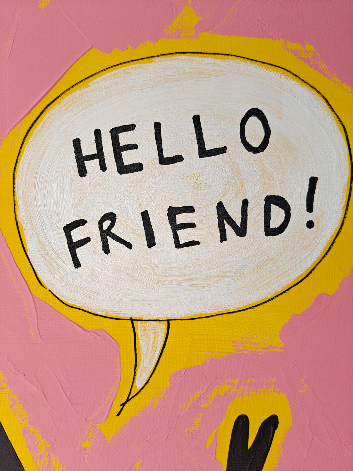How you doin'? (pair of paintings)