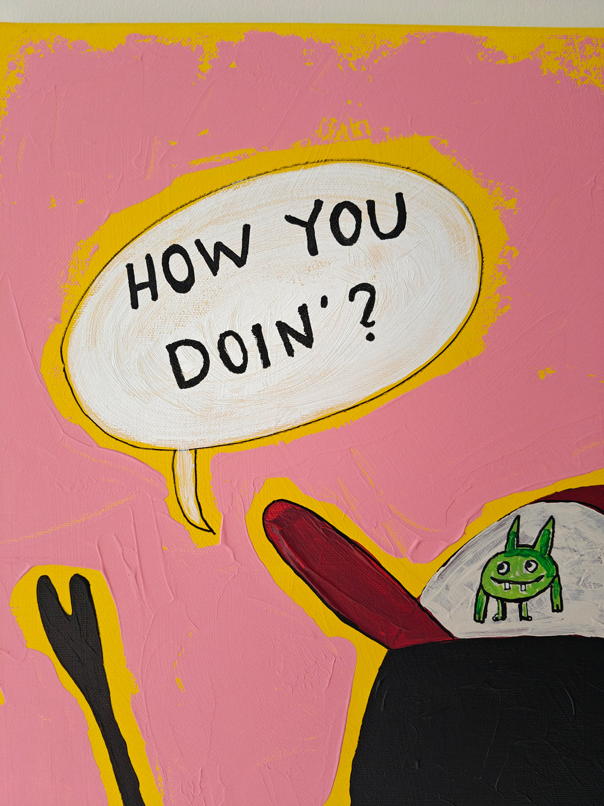 How you doin'? (pair of paintings)