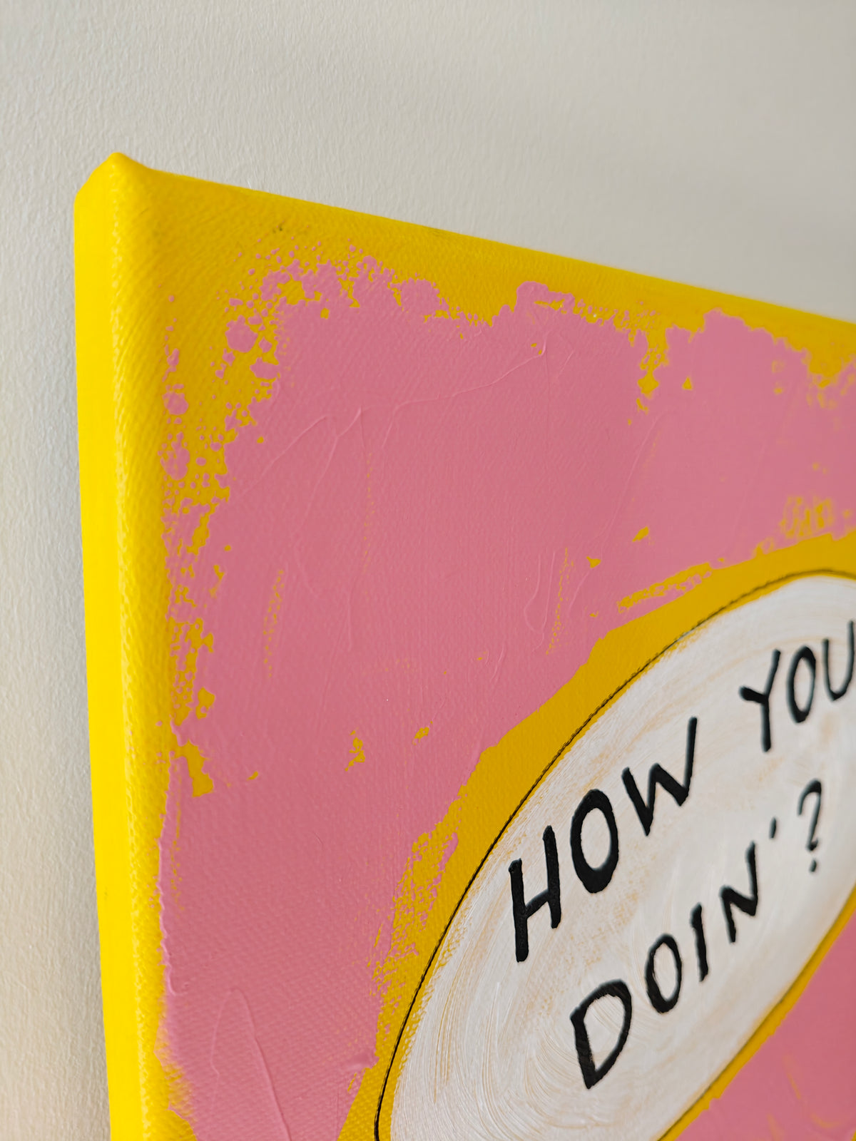 How you doin'? (pair of paintings)
